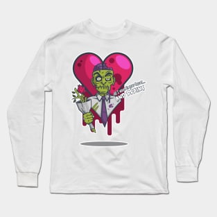 Zombie Valentine Long Sleeve T-Shirt